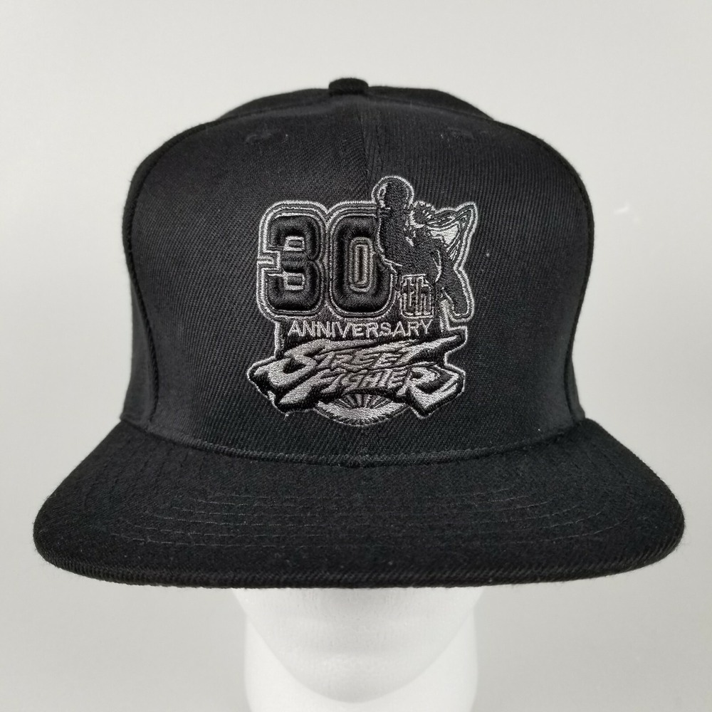 Funko Street Fighter 30th Anniversary Hat Black Snapback Adjustable Cap Gaming
